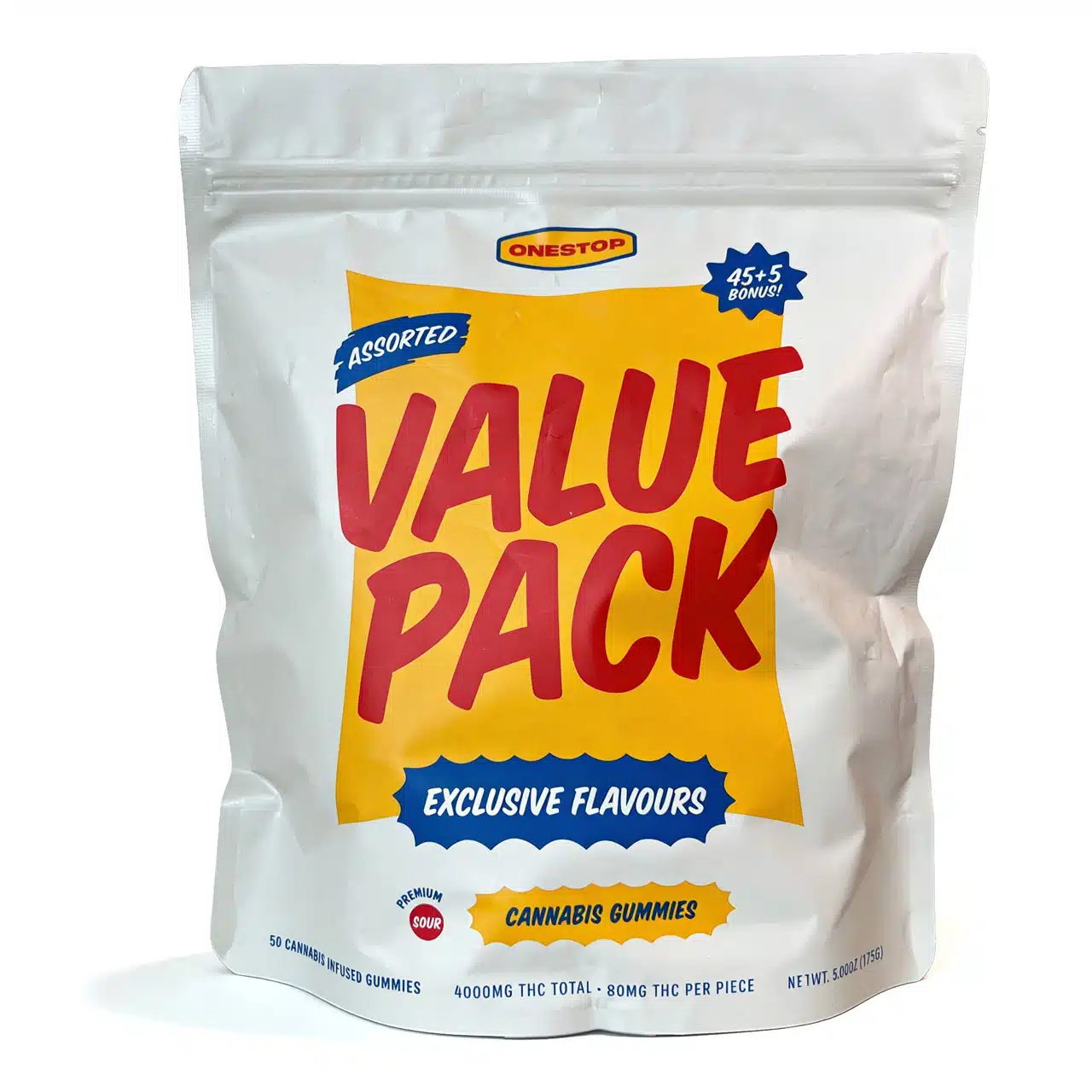 One Stop Edibles – Assorted Gummies Value Pack – 4000mg